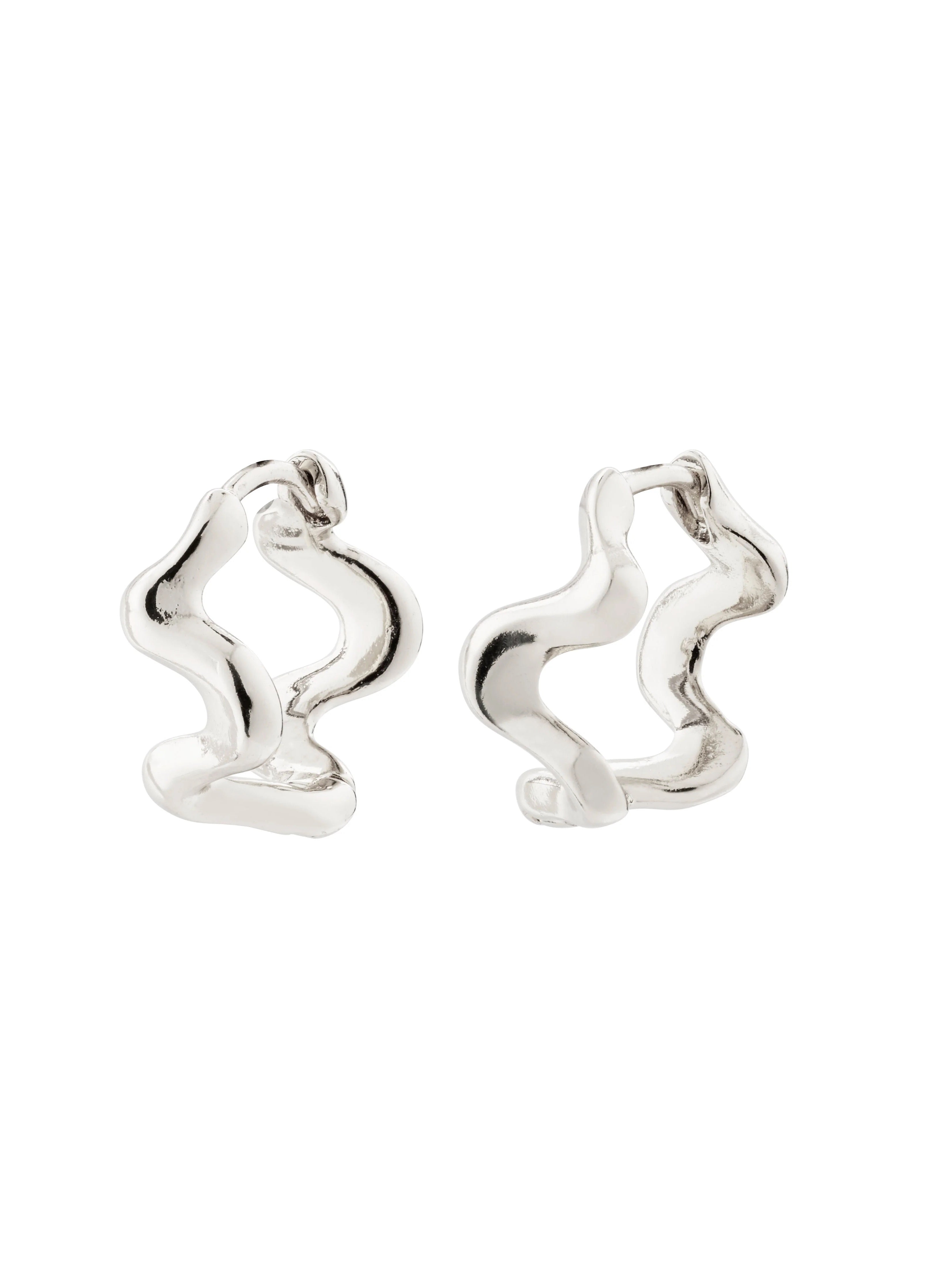 Penelope Recycled Earrings - Silver Plated