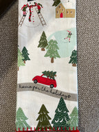 Home For the Holidays Christmas Tea Towel