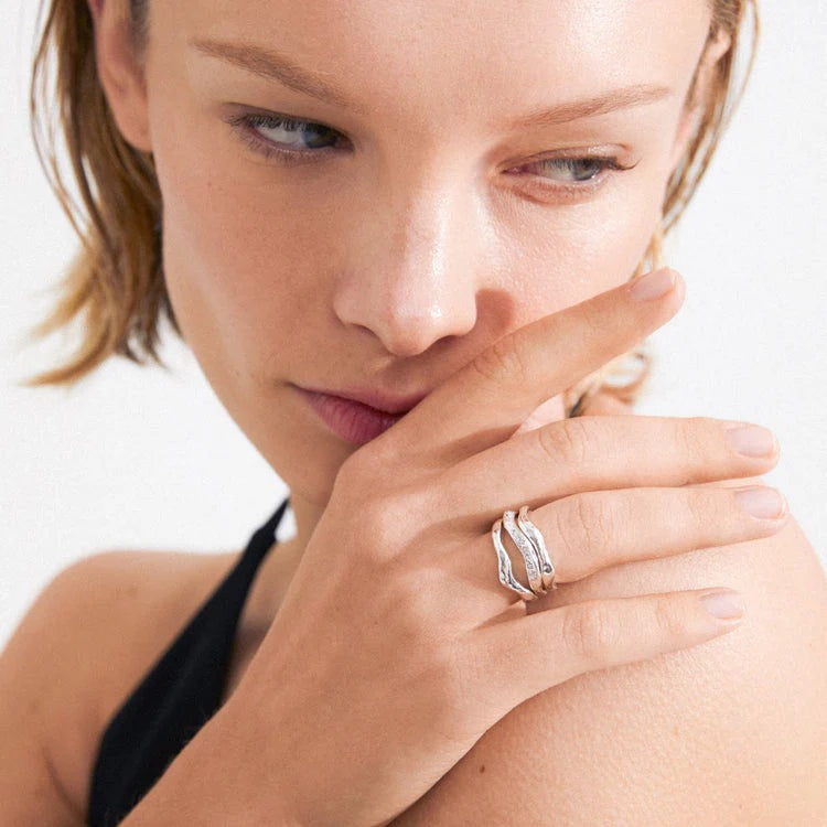 True Ring - Silver Plated - Crystal