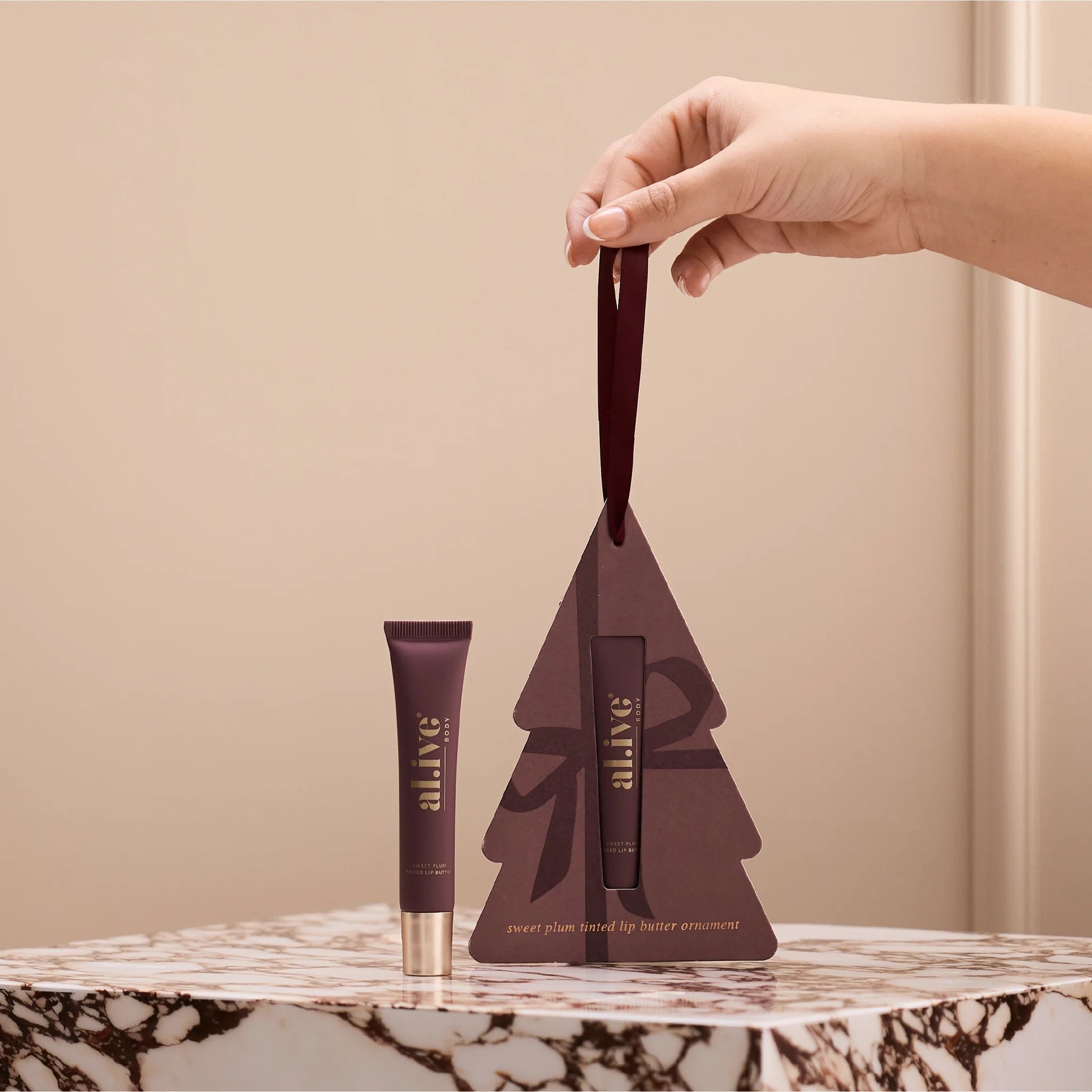 Alive Body - Tinted Lip Butter Ornament - Sweet Plum