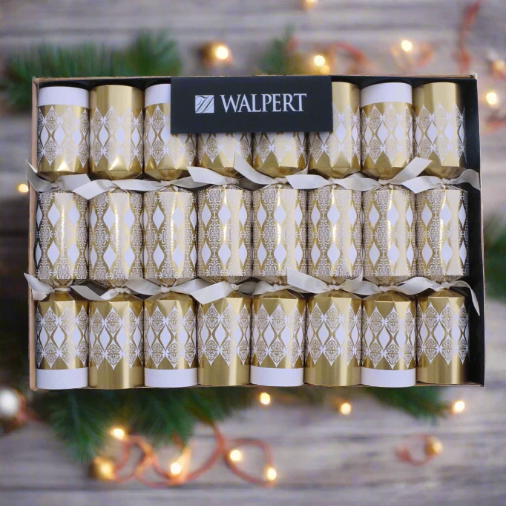 Crackers – White & Gold Elegance
