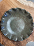 Magnolia Lane - Ruffled Bowl Green