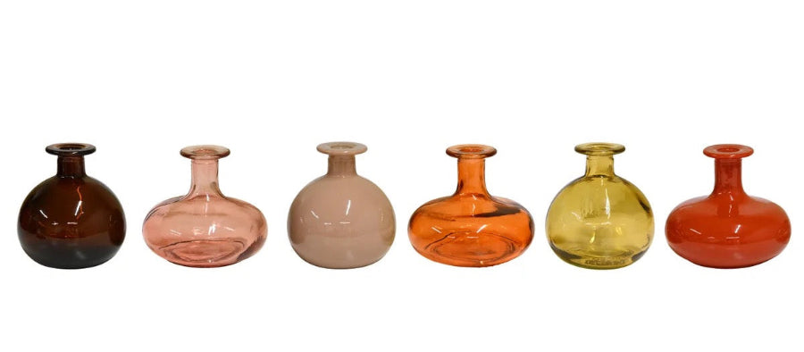 Calista Recycled Glass Bottles / Vases