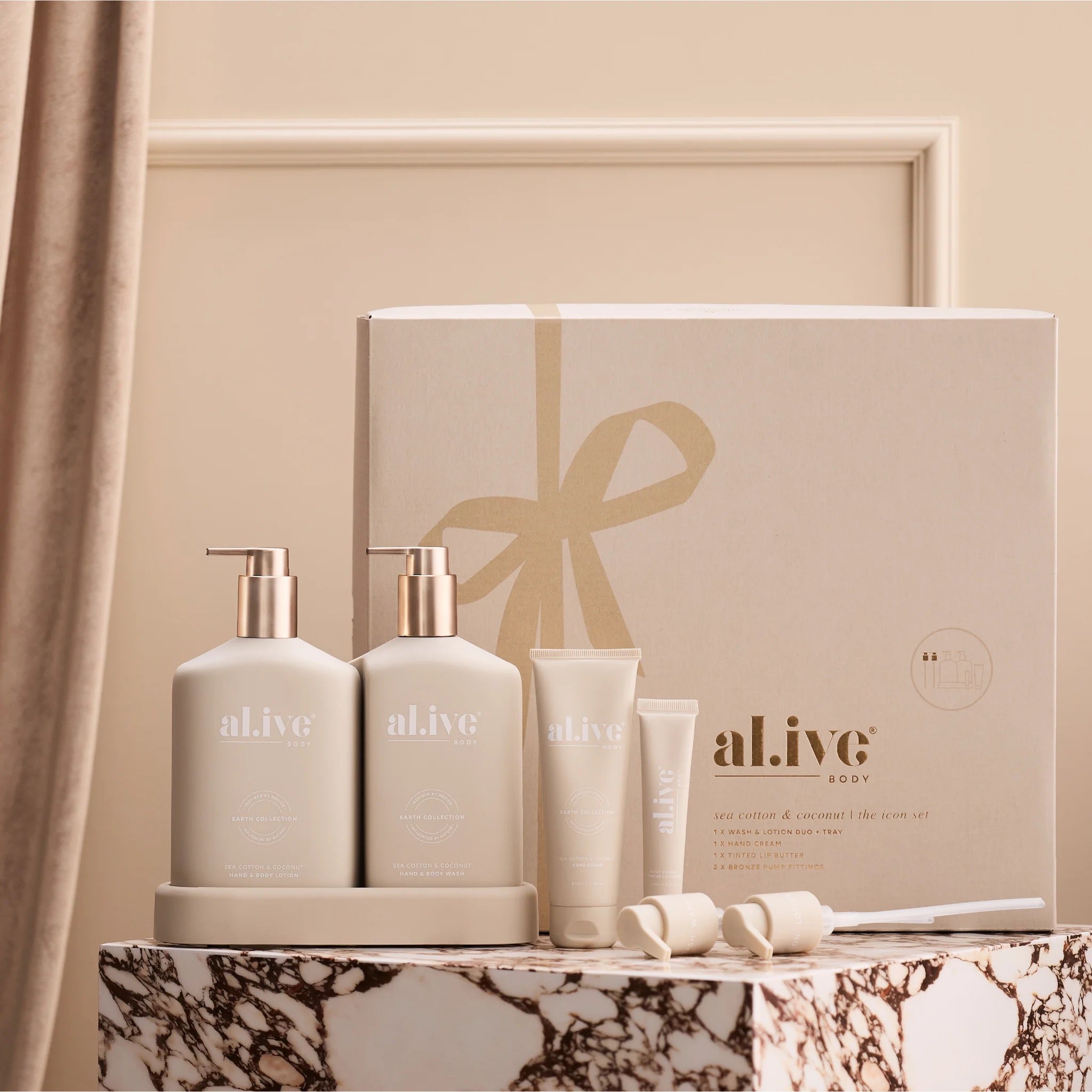 Alive Body - The Icon Set - Sea Cotton & Coconut