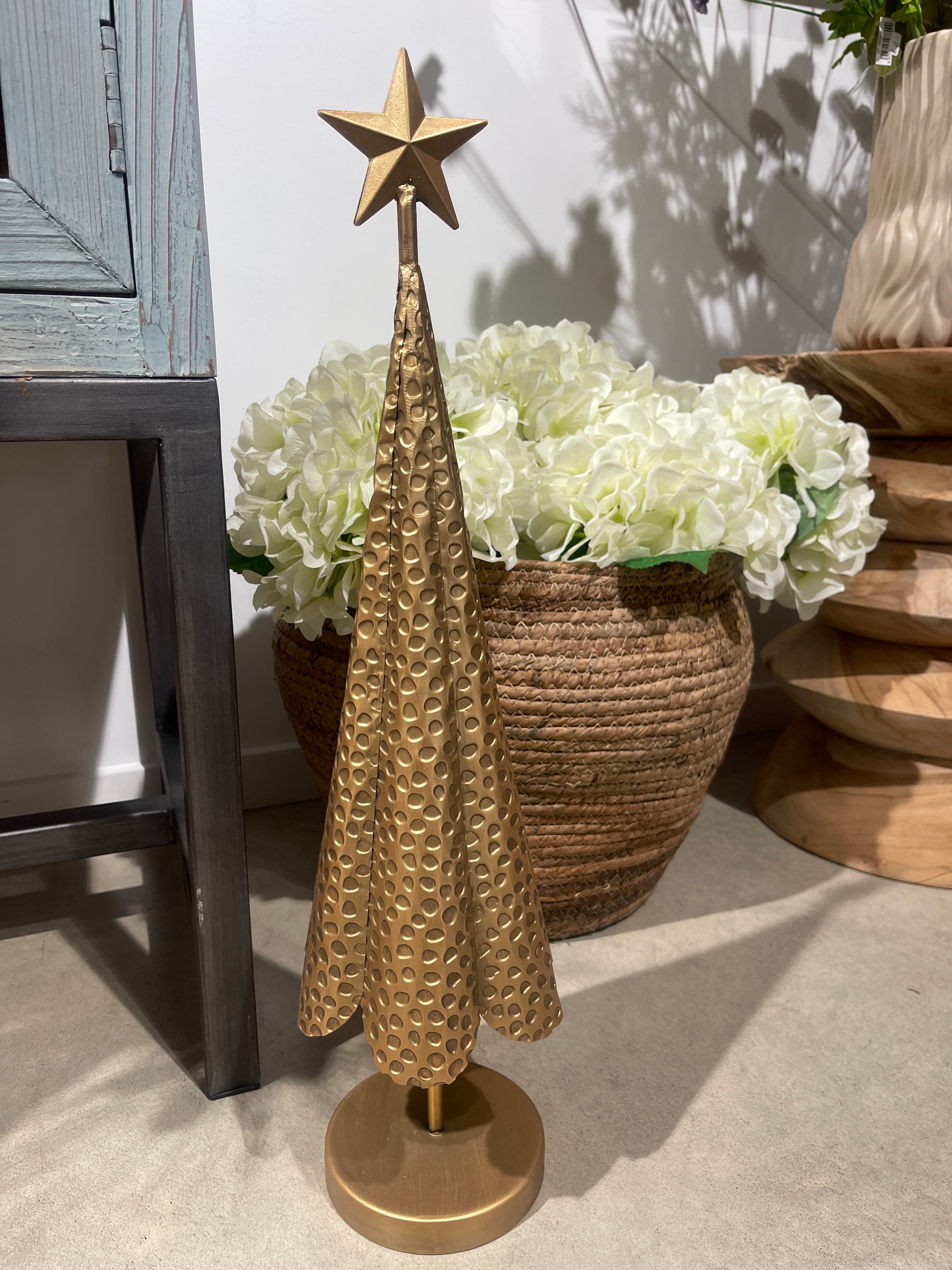 Hammered Metal Tree - Small