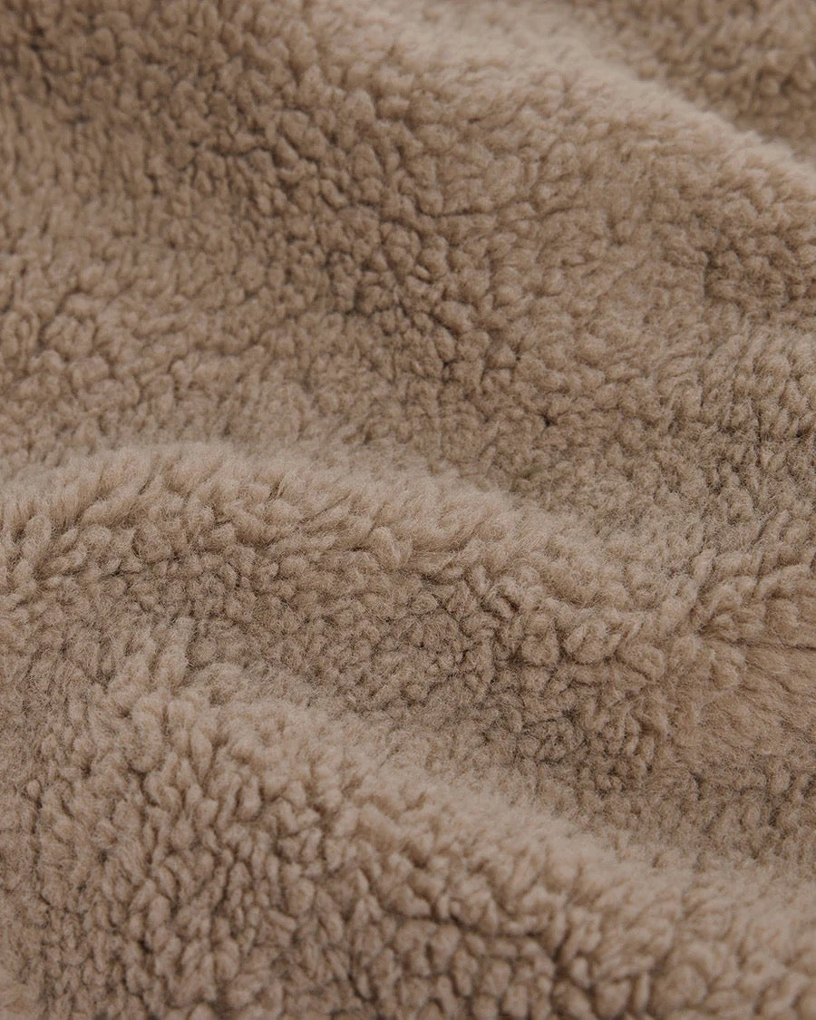 Hommey Faux Fur Throw - Warm Grey