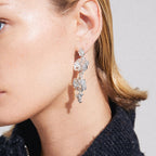 Act Earrings - Silver Plated