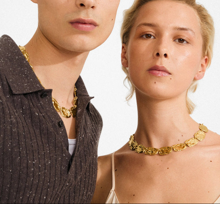 Shift Necklace - Gold Plated