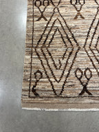 Vintage Handwoven Afghan Sahara Runner / Rug - 298cm x 77cm