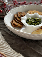 Magnolia Lane -  White Chip & Dip Bowl