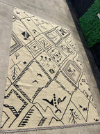 Hand Knotted Afghan neutral Killim
