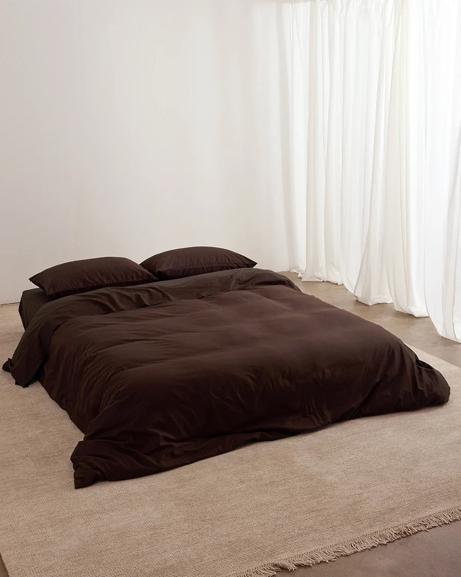 Hommey Quilt Cover - Cocoa (Pre Order)