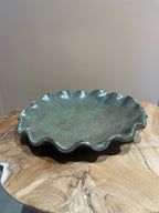 Magnolia Lane - Ruffled Bowl Green