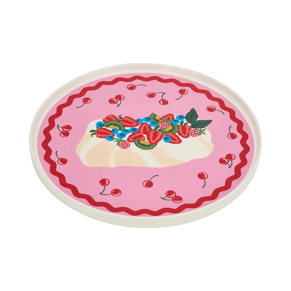 XMAS Round Plate - Best Pavlova