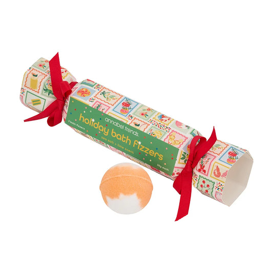 XMAS Bonbon Holiday Bath Fizzers - Sea Salt & Lime