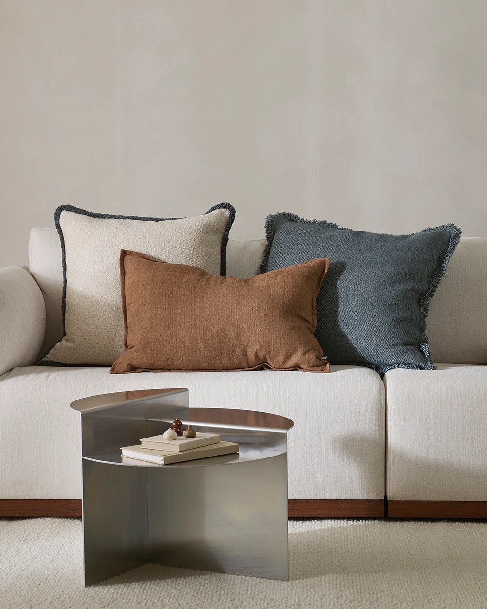 Dover Cushion - Slate 55x55cm