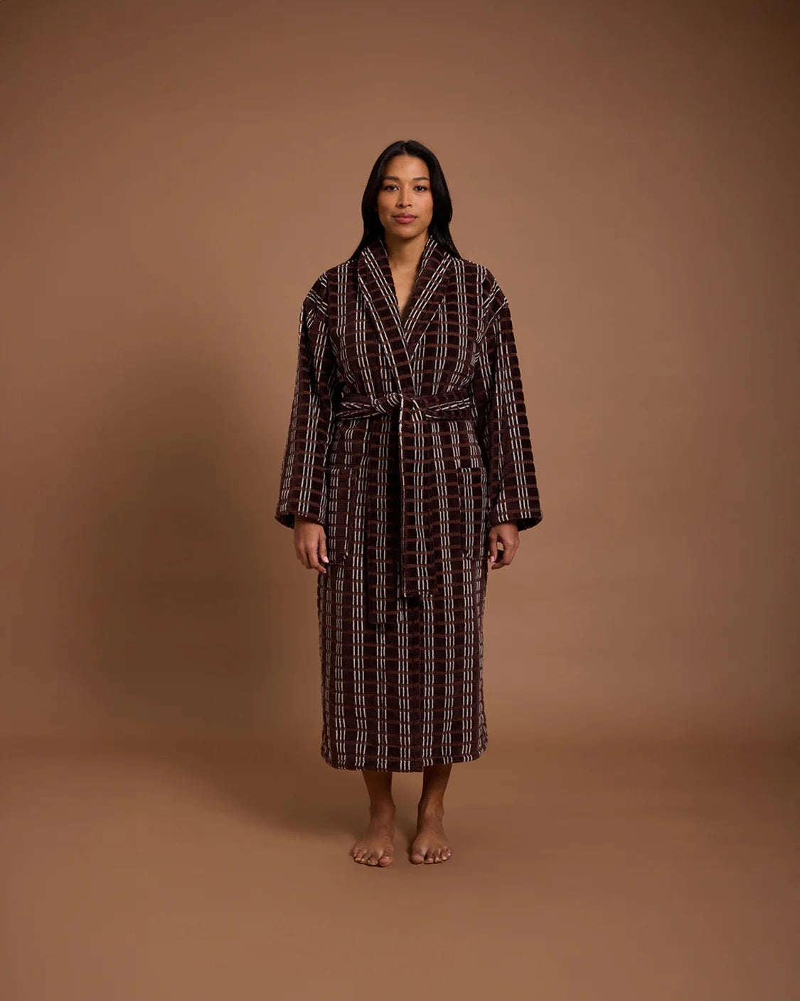 Velour Bath Robe - Spice