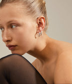 Zion Earrings Hoops Silver plated