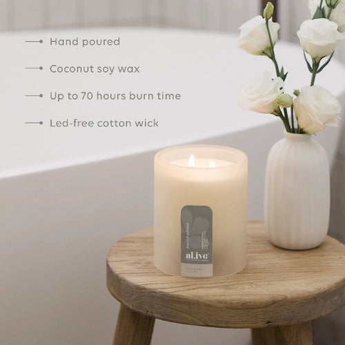 Alive Body Scented Soy Candle - Ivory Bloom