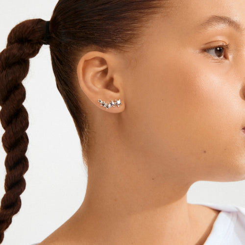 Ava Pi Studs - Mix Silver Plated