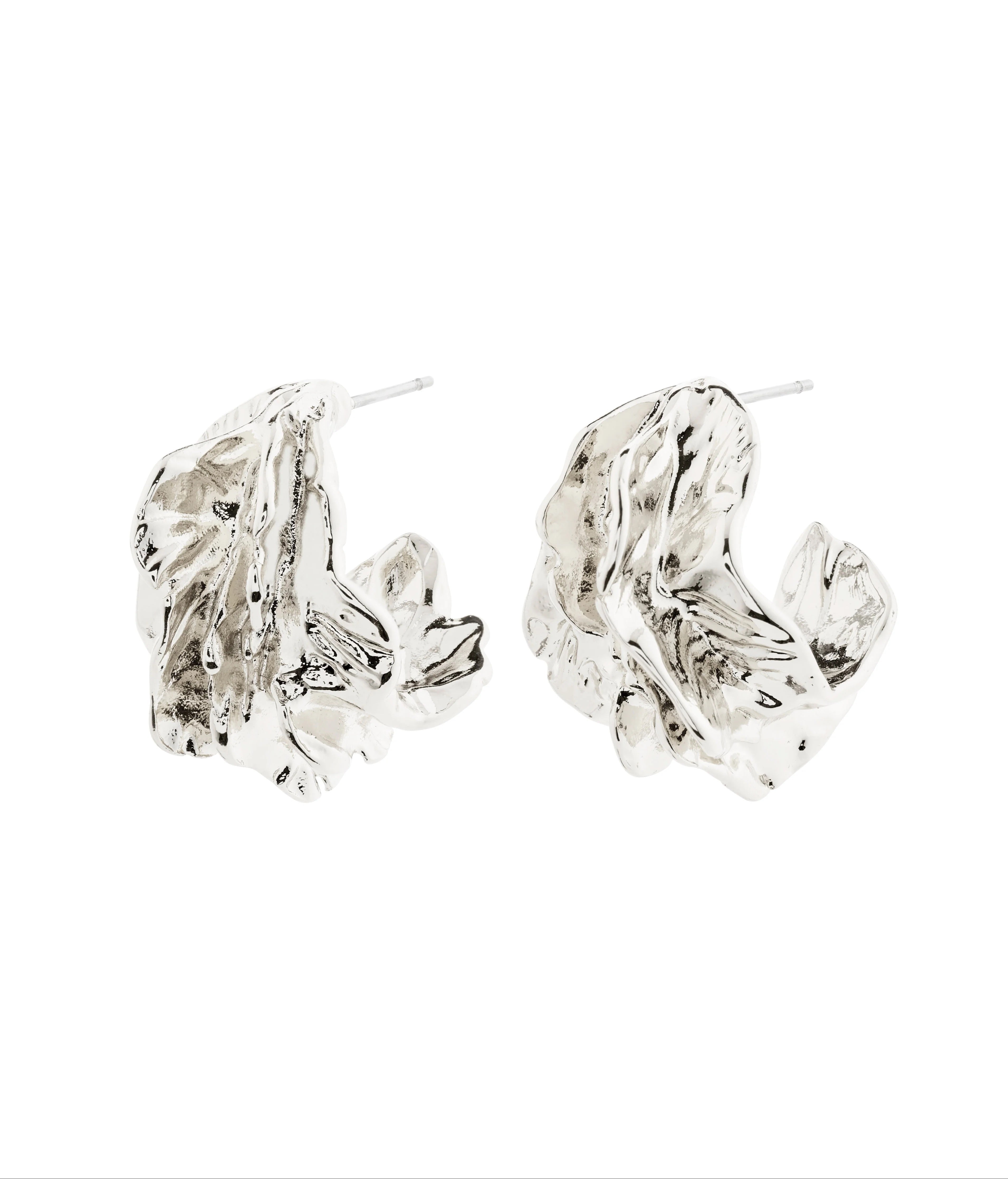 Eclipse hoops silver-plated