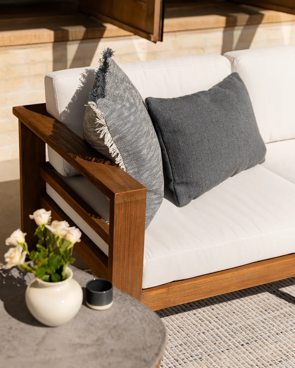Clipper Cushion Steel Blue - 40x60cm