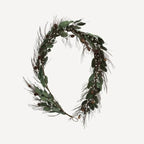 White Berry & Pinecone Swag Large