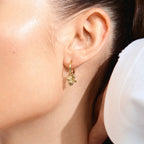 Charmaine hoop earrings gold-plated