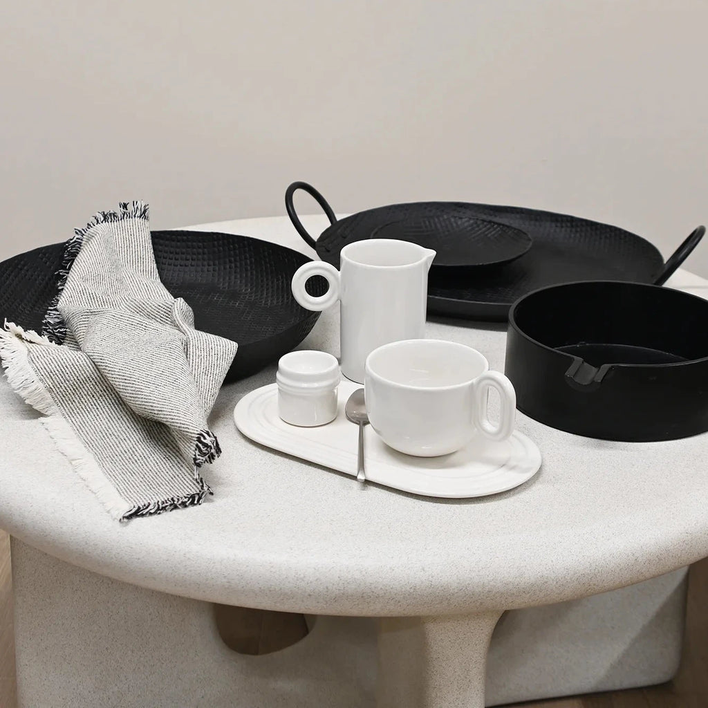 ANKARA Serving Plate Large - Black