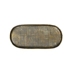 Ankara Oval Small Tray - Vintage Brass
