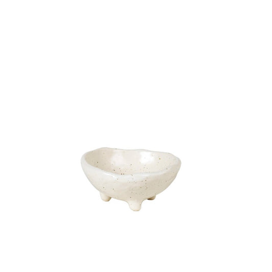 BROSTE Nordic Vanilla Small Bowl w/Feet