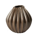 BROSTE Vase Wide M - Antique Brown