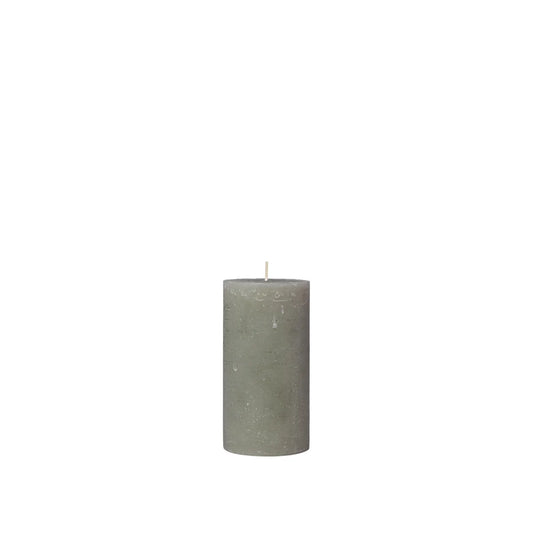 BROSTE Candle Pillar H135 - Grape Leaf Green