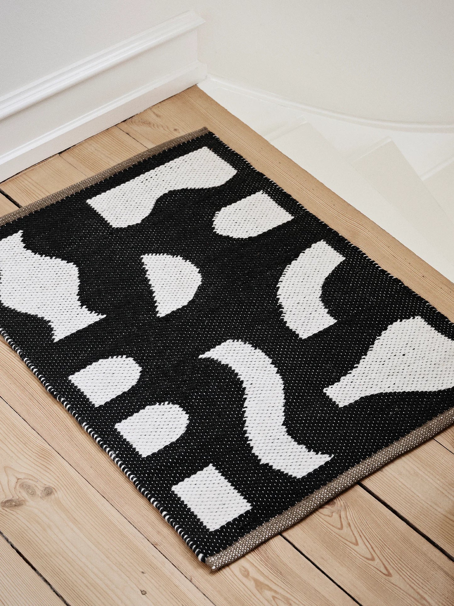 BROSTE Door Mat Ceres - Black/Off White