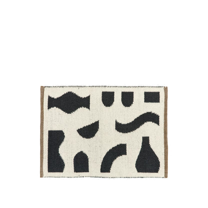 BROSTE Door Mat Ceres - Black/Off White