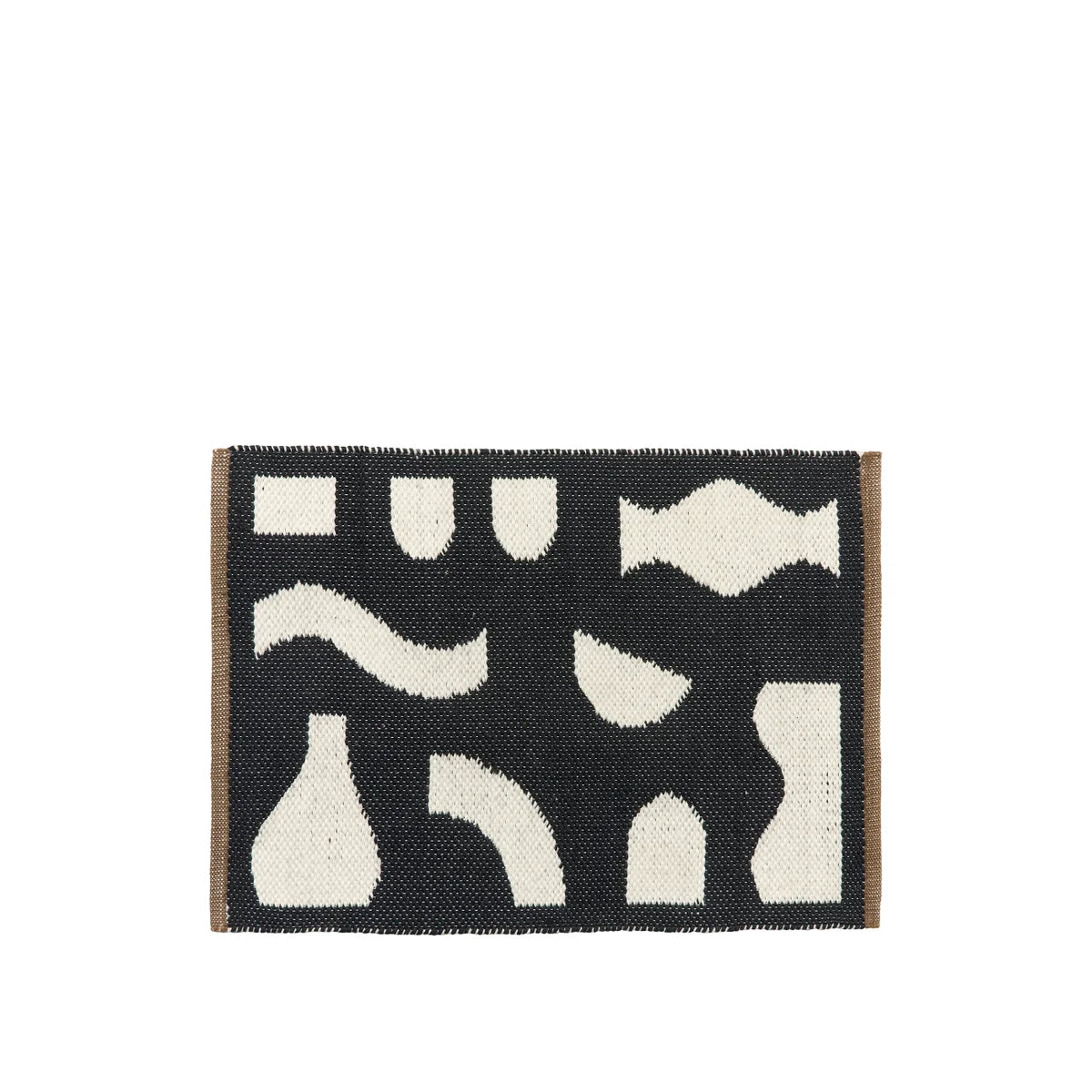 BROSTE Door Mat Ceres - Black/Off White