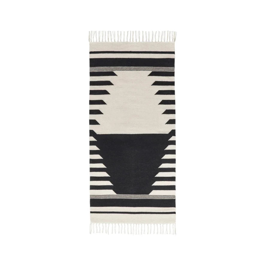 BROSTE Rug Iselin - Black/Off White 70*140