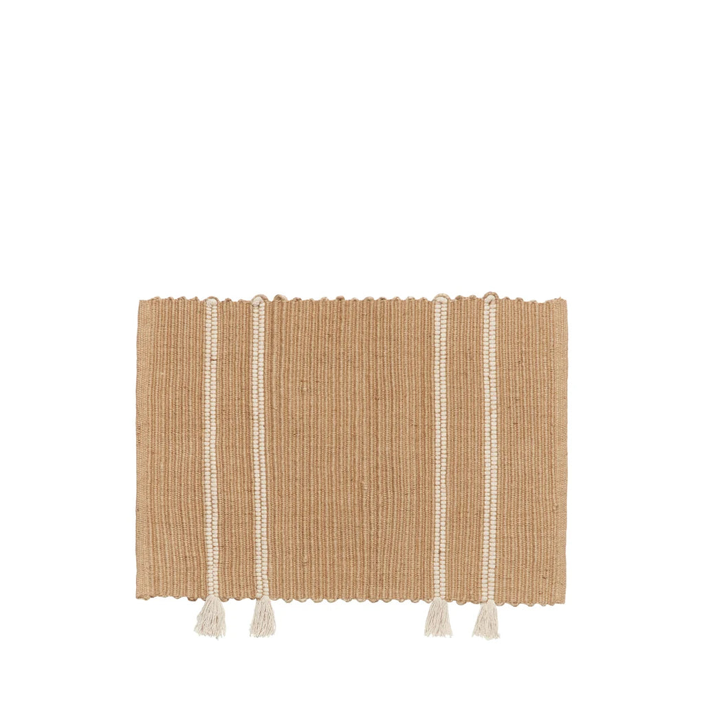BROSTE Door Mat Ezra - Natural/Off White