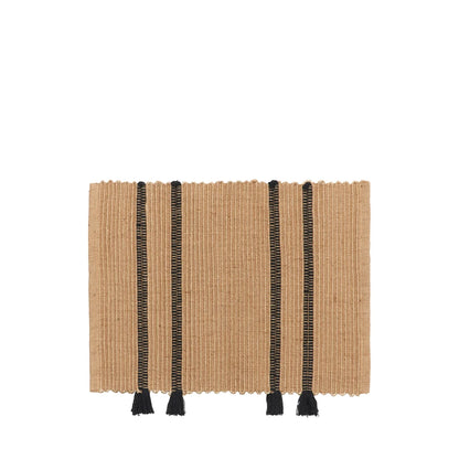 BROSTE Door Mat Ezra - Natural/Black