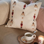 BROSTE Cushion Fairy Tale - Red/Off White 50X50cm