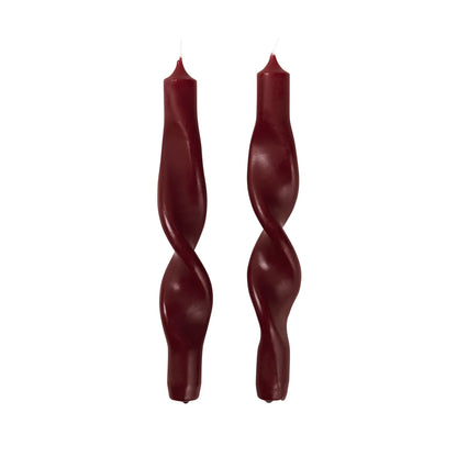 Broste Twisted Candle Set of 2