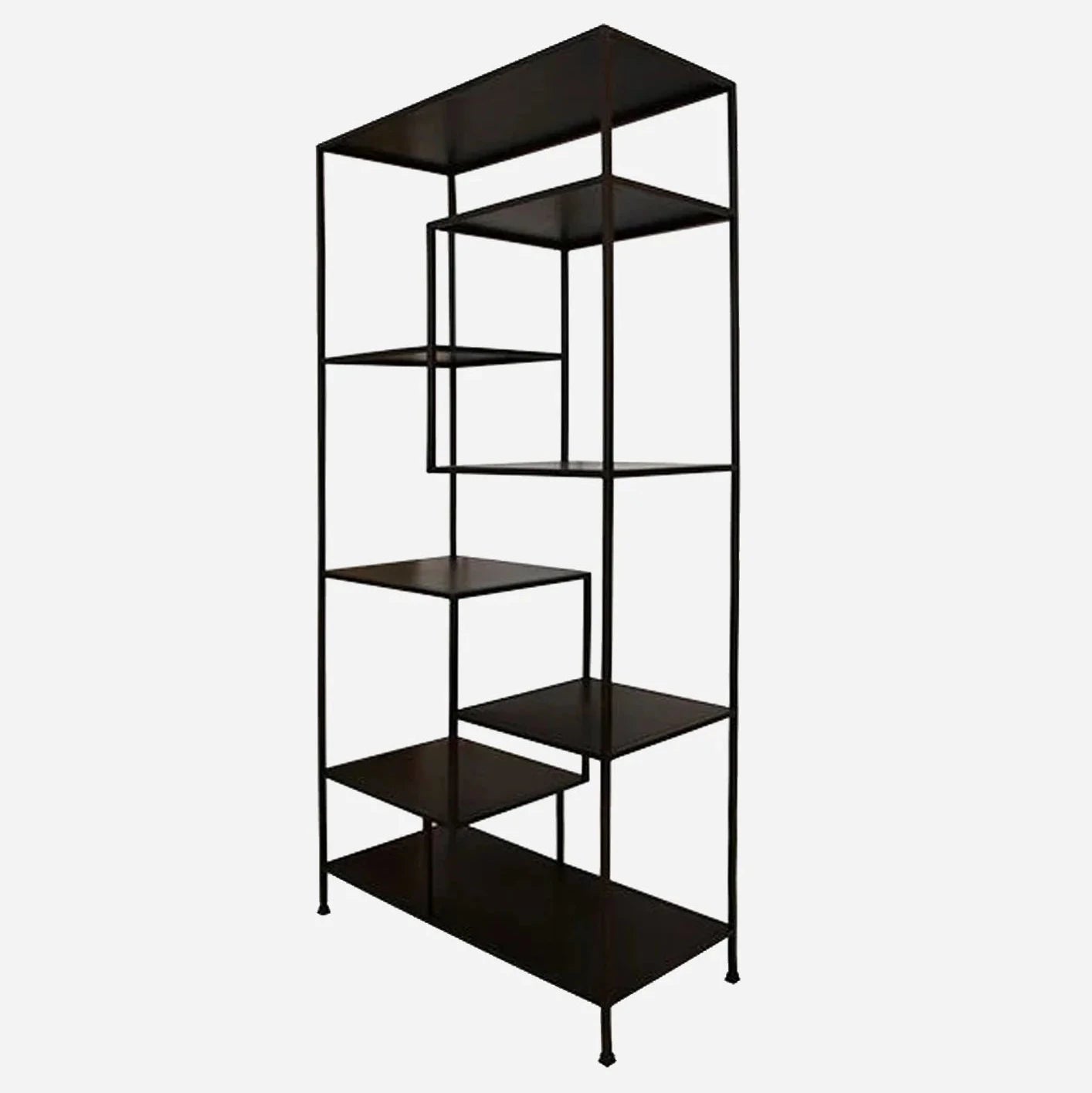 Black Metal Staggered Shelf - preorder