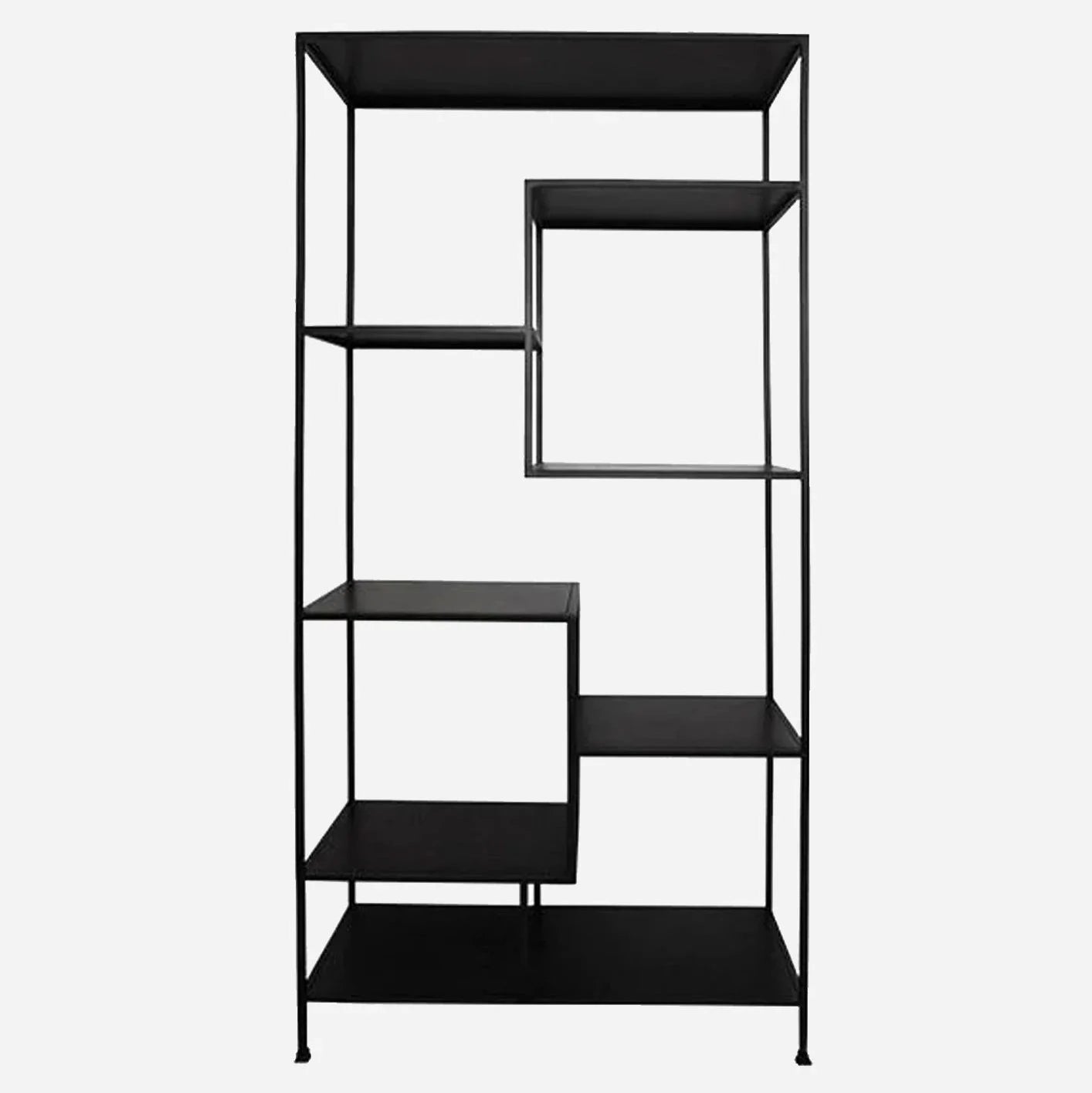 Black Metal Staggered Shelf - preorder