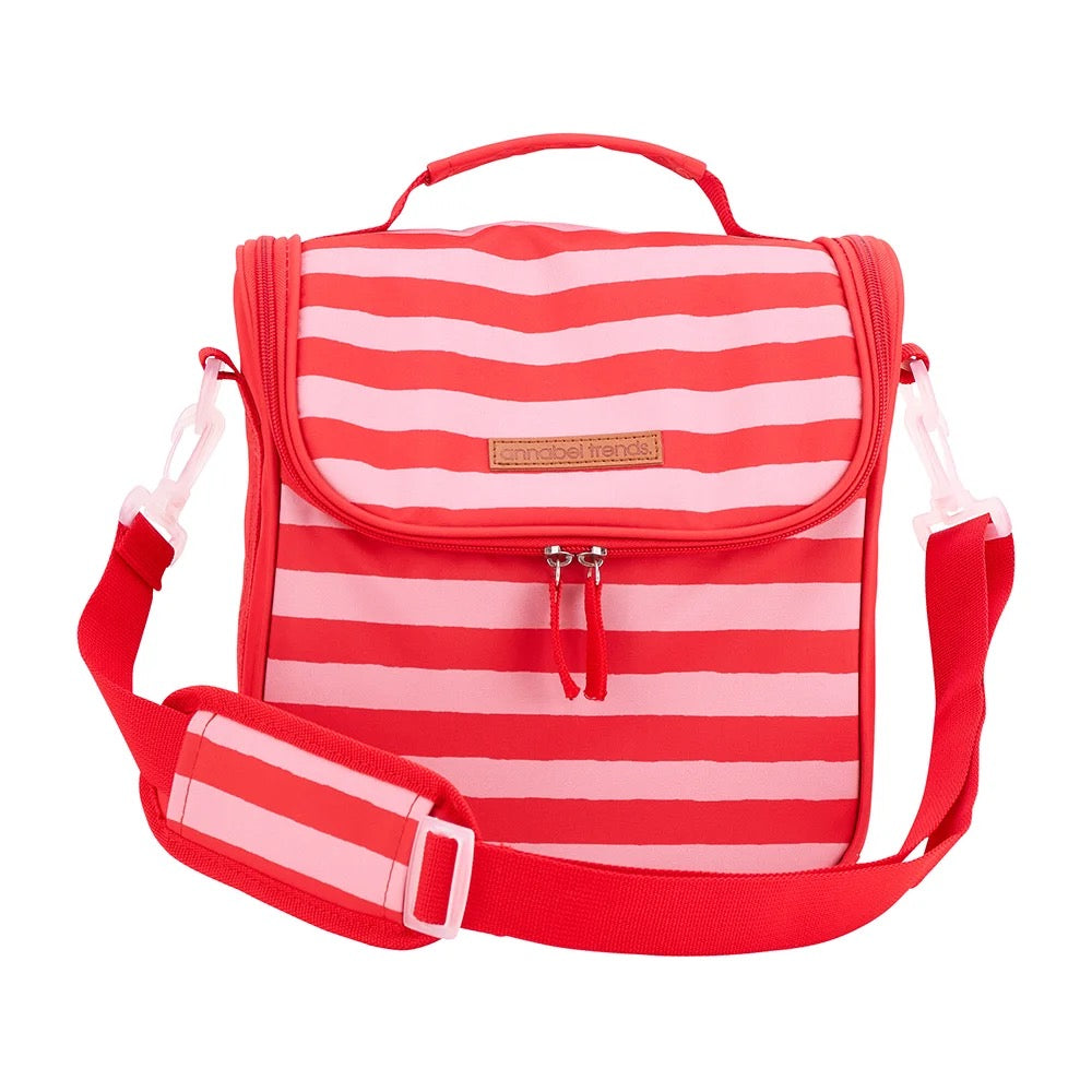 Picnic Lunch Bag -Red Stripe