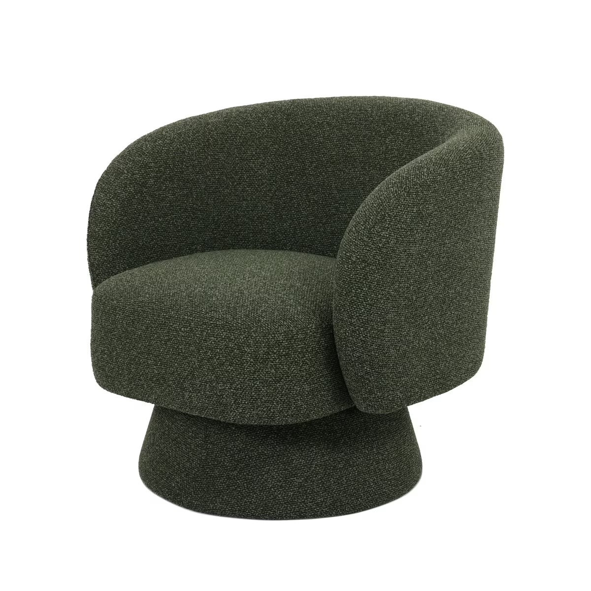 Swivel accent chair - Forest Green