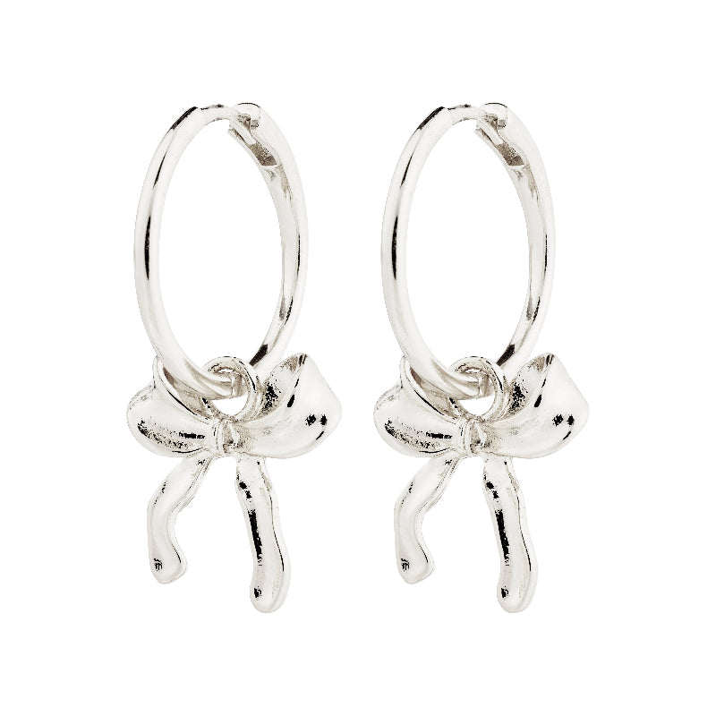 Cassian hoop earrings Silver-plated