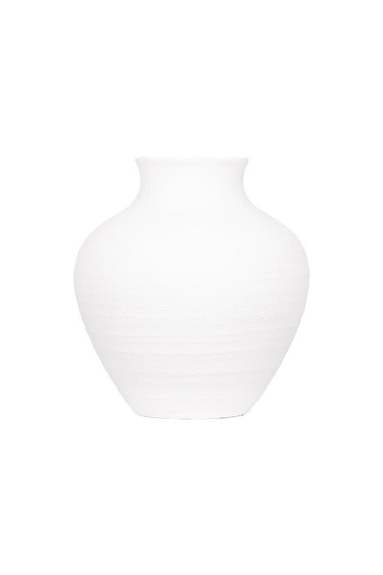 White Urn Vase - Large