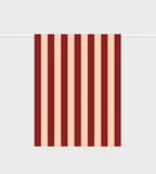 Lettuce Tea Towel - Bold Stripe Peach + Burgundy