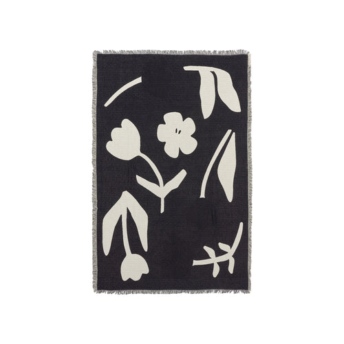 Broste Throw Rosita - Black/Natural