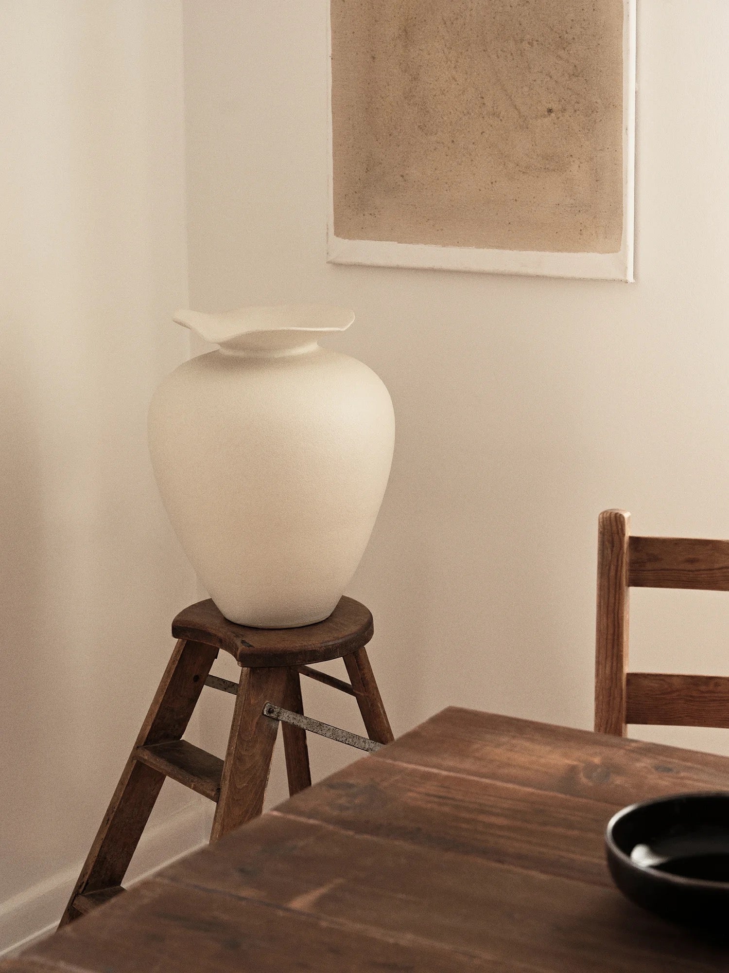 BROSTE Vase Florentina L - Off-White